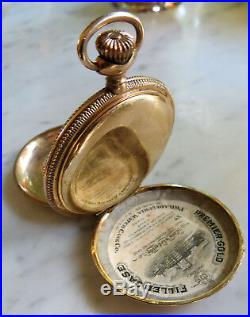 Vintage Gold Filled Pocket Watch Case -new York Standard