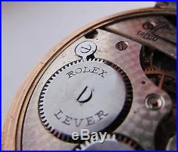 Vintage Half hunter cased Rolex pocket watch