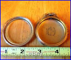 Vintage Hamilton 10k Gold Filled Pocket Watch Cases Set Of 3