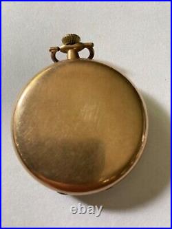 Vintage Hamilton pocket watch 1920 size 12 gold fill case needs work