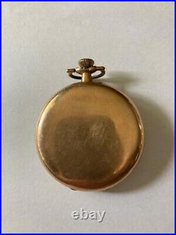 Vintage Hamilton pocket watch 1920 size 12 gold fill case needs work