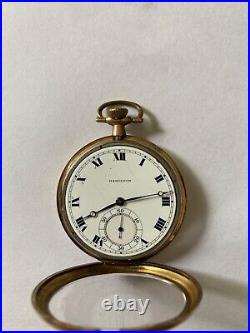 Vintage Hamilton pocket watch 1920 size 12 gold fill case needs work