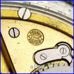 Vintage Iwc International W Co Open Face Pocket Watch Art Deco 900 Silver Case