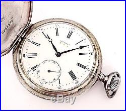 Vintage Longines Fine Size 12 Grand Prix Paris Hunter Case Key Wind Pocket Watch