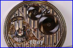 Vintage Lord Elgin 19j 14K Solid Gold Case OF Pocket Watch Original Box Minty