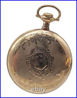 Vintage Omega Pocket Watch 17 Jewels Swiss Movement Gold-Filled 20 Year Case