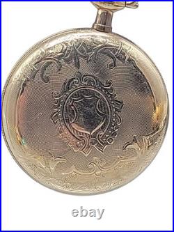 Vintage Omega Pocket Watch 17 Jewels Swiss Movement Gold-Filled 20 Year Case