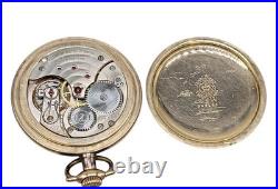 Vintage Omega Pocket Watch 17 Jewels Swiss Movement Gold-Filled 20 Year Case