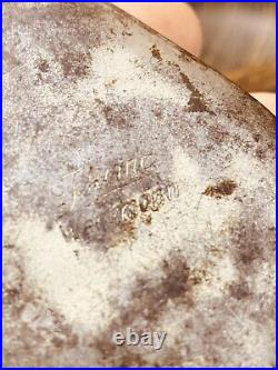 Vintage Open Face Silver Antique Pocket Watch Men w Vintage Case Serviced #5840