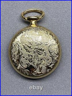 Vintage Pocket Watch Case Detailed Miniature Diorama Halloween Scene