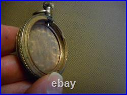 Vintage Pocket Watch Case Only Philadelphia Watch Case arm hammer Birds Floral