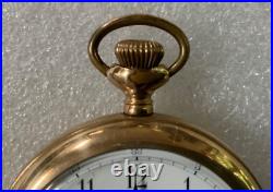 Vintage Seth Thomas Open Face Pocket Watch Good Needs Repair