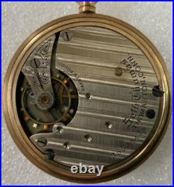 Vintage Seth Thomas Open Face Pocket Watch Good Needs Repair