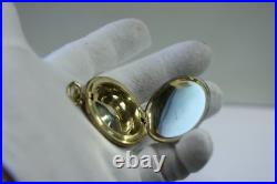 Vintage Sterling (Goldtone) Com Wafer Host Watch Style Case 43.97 Grams