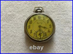 Vintage Tip Top by New Haven Mechanical Wind Up Pocket Watch with Case Issue