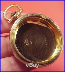 Vintage Very Fancy Fahy's Montauk 18s Gf Case O F Pocket Watch Case