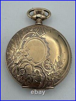 Vintage Waltham 0S Gold Filled Hunters Case Pocket Watch