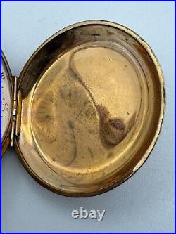 Vintage Waltham 0S Gold Filled Hunters Case Pocket Watch