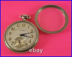 Vintage Waltham Pocket Watch White Gold Filled Case 15 Jewels 12 Size Ca. 1928