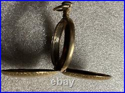 Vtg Bluebird / Swallow Bird Watch Case Gold Plate Philadelphia Pocket Watch Co