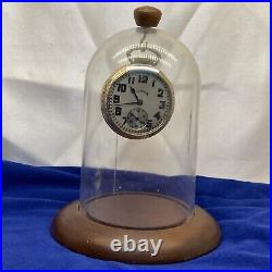 WORKING 1920s Illinois 60 Hr 3 Position 19 Jewels Pocket Watch 10K Gold + Case