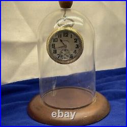 WORKING 1920s Illinois 60 Hr 3 Position 19 Jewels Pocket Watch 10K Gold + Case