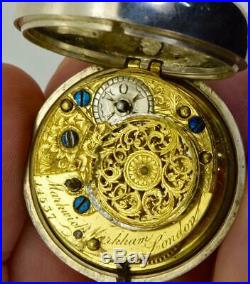 WOW! Full set Markwick Markham triple case Verge Fusee watch for Ottoman market