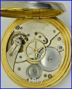 WOW! ONE OF A KIND antique ROLEX 8 days watch for Tiffany&Co. Silver Skull case