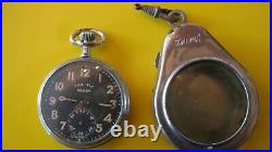 WW II German Wehrmacht dienstuhr pocket watch with protective case