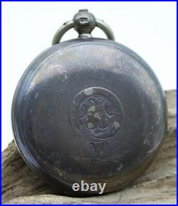 W. EHRHARDT LONDON POCKET WATCH #169259 SILVER CASE 50.6mm DIAMETER 169259(T3S2)