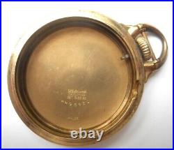 Wadsworth 10K Gold Filled Size 16 Pocket Watch Case