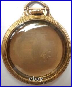 Wadsworth 10K Gold Filled Size 16 Pocket Watch Case