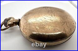 Wadsworth 20 Year Gold Filled 18s Pocket Watch Case Only