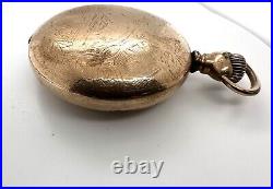 Wadsworth 20 Year Gold Filled 18s Pocket Watch Case Only