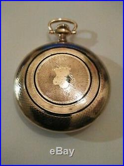 Waltham 12 size 15 jewels fancy dial (1919) 14K Gold Filled enameled case