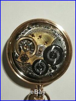 Waltham 18S. P. S. Bartlett 17 jewels two-tone movement 14K. Gold filled case