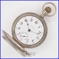 Waltham 18-Size 17-Jewel Antique Pocket Watch, Deer / Stag Motif, Keeps Time