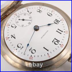 Waltham 18-Size 17-Jewel Antique Pocket Watch, Deer / Stag Motif, Keeps Time