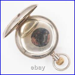 Waltham 18-Size 17-Jewel Antique Pocket Watch, Deer / Stag Motif, Keeps Time