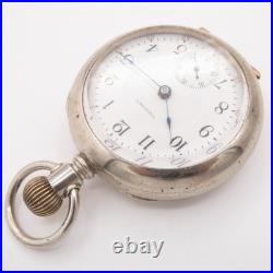 Waltham 18-Size 17-Jewel Antique Pocket Watch, Deer / Stag Motif, Keeps Time