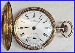 Waltham 18s 15j 1883 model Pocket Watch Hunting Case Nice