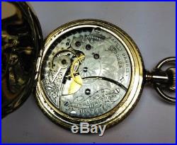 Waltham 6s. Fancy dial 11 jewels gold filled case near mint restored very nice