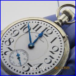 Waltham''Crescent St'.' 21J. RR grade antique pocket watch in Salesman display