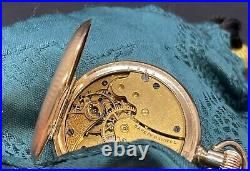 Waltham Gold Filled Ladies Pocket Watch Working Condition