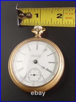 Waltham Grade A. T. & Co Model 1883 Non-Running Gold Filled Case Pocket Watch