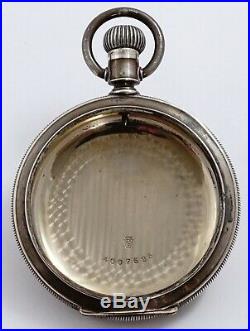 Waltham Model 1888 Coin Silver 16 Size Open Face Pocket Watch Case