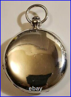 Waltham P. S. Bartlett 18 size 11 jewel Key Wind coin silver hunter case (1883)