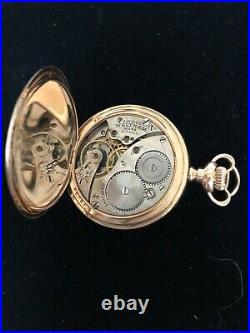 Waltham Pocket Watch Model 1907, Grade 165, 0s 15j Engraved Hunter Case