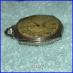 Waltham Pocket Watch With Protective Case. Serial #24510928 Date To 1923 17 Jewe