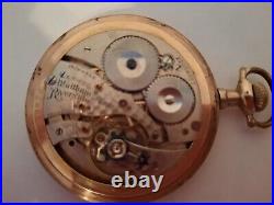 Waltham Riverside Pocket Watch 19J Prod. 1918-19 GF Case